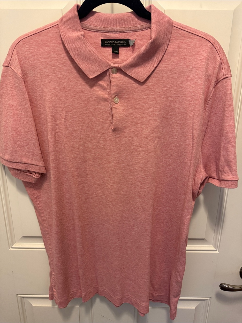 Banana Republic Men's Heathered Rose Polo